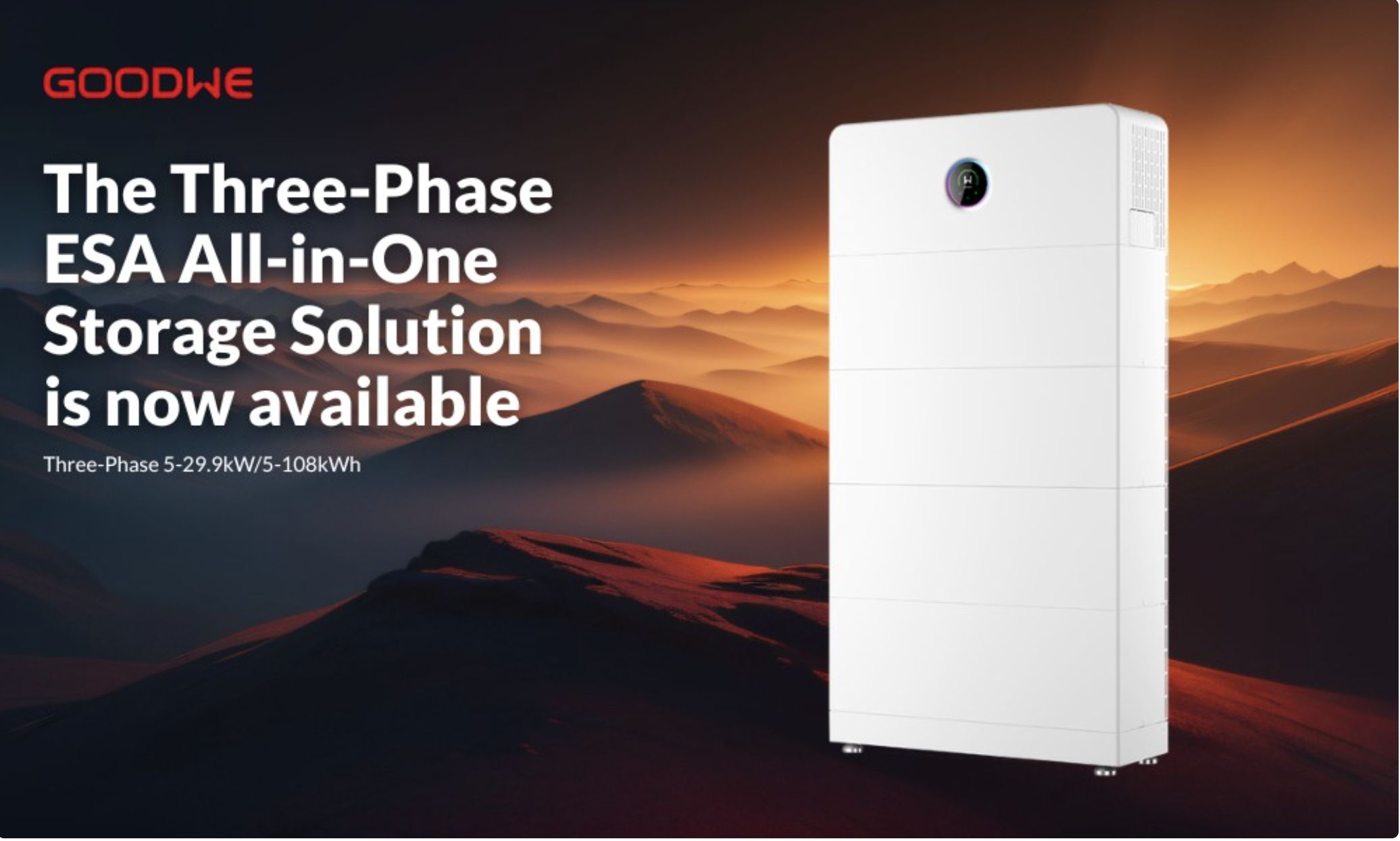 GoodWe ESA All-in-One Three-Phase Energy Storage System - Coming Soon to Super Solar Energy